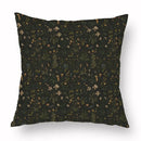 Axyaa Retro Flower Fox Pillowcase in Peach Skin Velvet.
