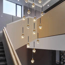 Axyaa Crystal Chandelier Pendant Light for Luxury Dining Room Decor