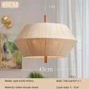 Axyaa Cotton Thread Pendant Lights Modern LED Ceiling Chandelier, Bedroom Hang Lamp