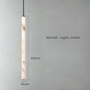 Axyaa Retro Marble LED Chandeliers for Modern Luxury Decor.