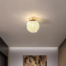 Axyaa Crystal Ball Wall Lamp, Elegant Bedroom Lighting for Girls, Lychee Trendy Design