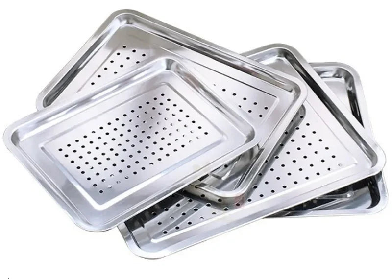 Axya Stainless Steel Tea Tray with Drawer for Kung Fu Tea Ceremony