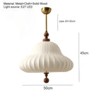 Axyaa Wabi Sabi Cloth Ceiling Chandelier for Bedroom - Retro Indoor Lighting Fixtures