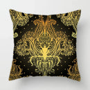 Axyaa Baroque Geometric Throw Pillow Case, Elegant Vintage 45X45CM Cushion Cover for Home