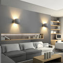 Axyaa Gypsum Wall Light: Modern LED Sconces for Bedroom, Living Room Illumination