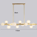 Axyaa LED Pendant Light Chandelier for Modern Living Room and Dining Room