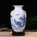 Axyaa Jingdezhen Chinese Ceramic Vase Home Decoration Palace Ornament