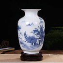 Axyaa Jingdezhen Chinese Ceramic Vase Home Decoration Palace Ornament