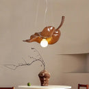 Axyaa Retro Leaf Wood Pendant Light for Commercial Decor, Bar, Restaurant, Hotel, Shop