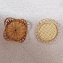 Rattan Grass Weaving Wall Decor, Moroccan Style, Axyaa Livingroom Bedroom Background