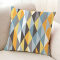 Axyaa Geometric Pattern Linen Pillowcase for Home Sofa Decoration