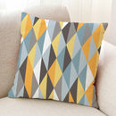 Axyaa Geometric Pattern Linen Pillowcase for Home Sofa Decoration