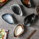 Axyaa Ceramic Sea Stone Flower Plate Set - Japanese Style Tableware