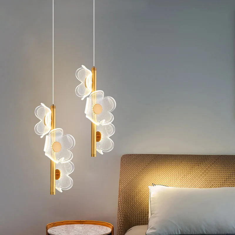 Axya Flower Design Nordic LED Pendant Chandelier for Children's Room