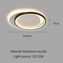 Axyaa Nordic LED Ceiling Lamp for Simple Living Room, Modern Design for Home Decor