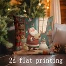 Axyaa Christmas Scenes Pillow Covers for Home Decor - Sofa, Bedroom, Car