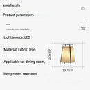 Axyaa Retro Fabric Floor Lamp for Stylish Home Lighting