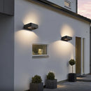 Axyaa Outdoor Waterproof Up and Down Wall Sconce for Porch Garden Indoor Lighting
