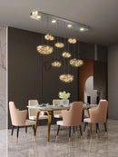 Axyaa Modern LED Drop Chandelier for Home Decor and Lighting