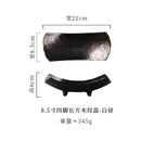 Axyaa Ceramic Tableware Set: Sushi, Hot Pot, BBQ Plate for Hotel, Restaurant