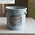 Axyaa Turtle Back Leaf Planter Pot with Burlap Handle: Stylish Home Decor & Storage Solution