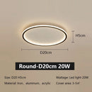 Axyaa LED Ceiling Lamp Dimmable Iron Living Room Bedroom Lighting Luminaire