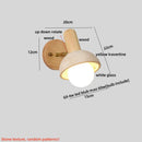 Axyaa Yellow Travertine LED Wall Lamp - Nordic Style Up Down Rotate Stair Light