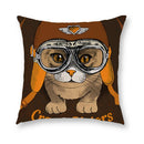 Axyaa Cartoon Dog Cushion Cover - Decorative Pillowcase for Home and Car - 45*45cm