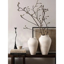 Axyaa Large Ceramic Floor Vase - Farmhouse Rustic Home Decor, 13.6 Inch Tall