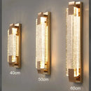Axyaa Modern Luxury LED Wall Sconces: Gold/Black Metal, TV Background, Bedside, Corridor Lighting