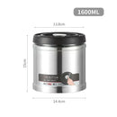 Axyaa Stainless Steel Vacuum Sealed Coffee Bean Storage Tank
