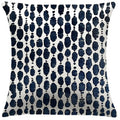 Abstract Blue Pattern Pillow Covers by Axyaa - Sofa, Bedroom, Car Cushion Cover