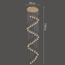 Axyaa Crystal Chandelier Pendant Light for Luxury Dining Room Decor