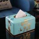Axyaa Elegant Ceramic Tissue Box Drawer Set - American and European High-End Home Decor