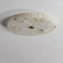 Axyaa Circular Marble Ceiling Lamp 40cm - European Living Room Bedroom Light