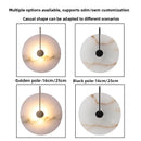 Axyaa Marble LED Wall Sconce Light - Modern Nordic Minimalist Living Room Bedroom Wall Lamp