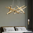 Axyaa LED Chandelier for Modern Simple Living Room Indoor Lighting