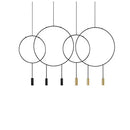 Axyaa Postmodern Metal Chandelier Restaurant Bedroom Bar Study Lamp
