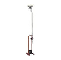 Axyaa Toio Floor Lamp: Black White Red Iron Chrome Design for Bedroom Office Decoration
