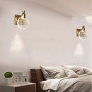 Axyaa Crystal LED Wall Lamp for Aisle Corridor, Bedroom, Bedside - Luxury Sconce Light