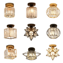 Axyaa Modern LED Chandelier for Living Room Loft Aisle Corridor Indoor Lighting