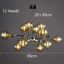 Axyaa Nordic Magic Bean Ceiling Chandelier LED Indoor Lighting Home Decor