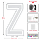 Axyaa Large Colorful Neon Light Sign with A-Z Alphabet & Free Stand