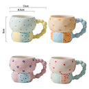 Axyaa Ceramic Sweet Mug, High Color Value Coffee Cup, Breakfast Milk Tea Juice Cup