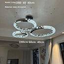 Axyaa Modern Luxury Crystal Pendant Chandelier for Bedroom, Dining, Living Room Lighting