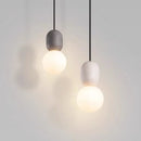 Axyaa Cement Lamp Chandelier for Hotel, B&B, Restaurant, Bar - Wasaki Style Bedroom Bedside Lighting