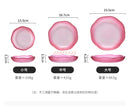 Axyaa Glass Fruit Plate for Living Room Coffee Table, High-End Snack Candy Tray
