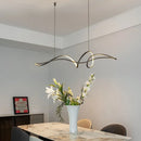 Axyaa Minimalist LED Pendant Lights for Dining Room, Restaurant, and Living Room