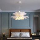 Axyaa Modern LED Petal Chandelier Ceiling Lamp for Bedroom, Study, and Cloakroom