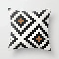 Axyaa Wood Texture Marble Pillowcases - Geometric Cushions Case for Home Decor